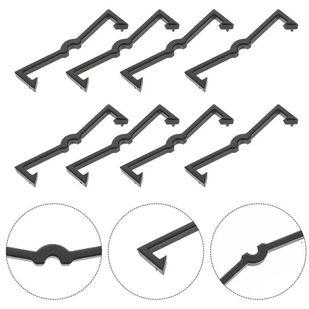 100Pcs Pegboard Hook Plastic Pegboard Clips for Hanging Tools Garage Organization Peg Board Accessories Peg Hook Stoppers
