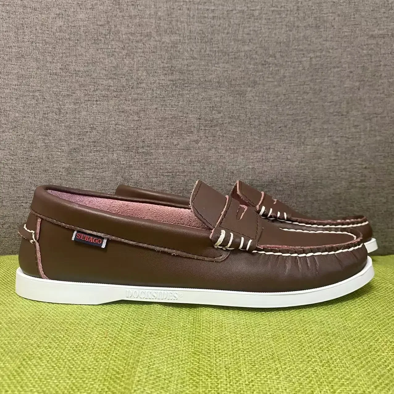 SEBAGO HANDMADE GENUINE LEATHER DOCKSIDES CLASSIC BOAT SHOES 11C