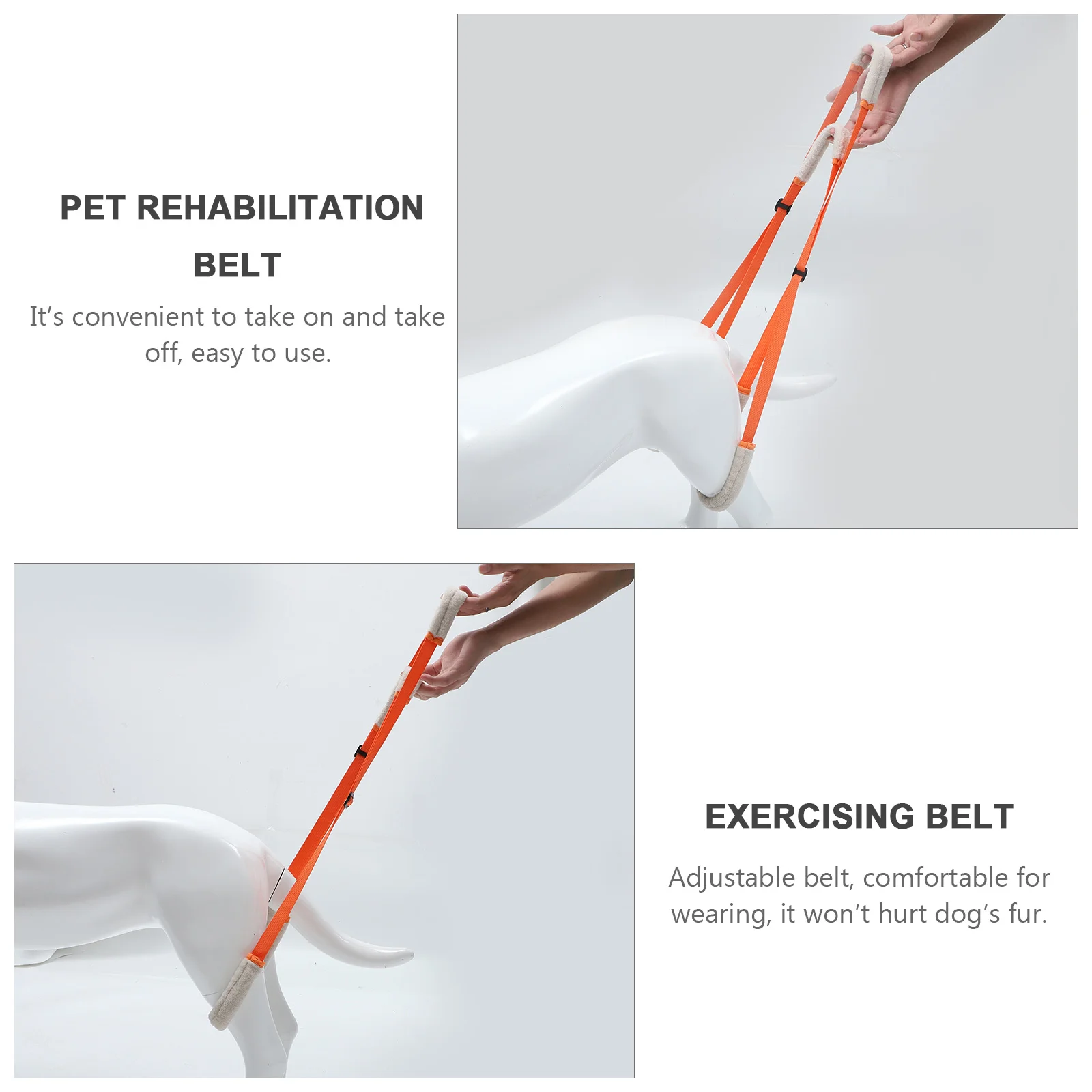 

Pet Rear Support Aid Adjustable Disabled Dog Walking Assist Harness Rehabilitation Training Belt Pet Rear Support Aid