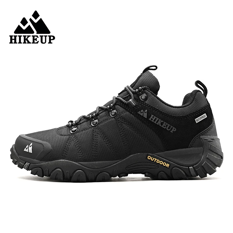 HIKEUP Antislip heren wandelschoenen Ademend Outdoor Slijtvast Spatwaterdicht Klimmen Heren Sneaker Toerisme Bergschoenen