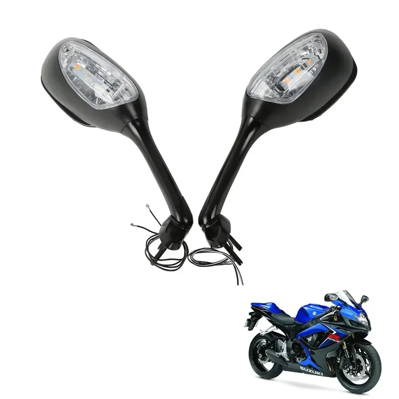 

Для Suzuki GSX-R 600 750 2006-2015 GSXR 1000 2005-2015 аксессуары для мотоциклов, зеркала с указателями поворота