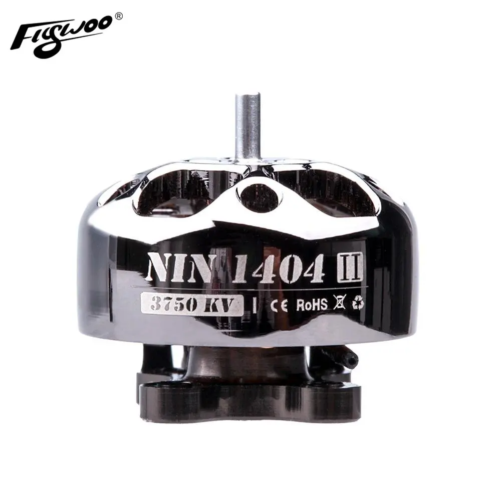 FLYWOO NIN 1404 V2 محرك خفيف بدون فرش (2750/3750/4850KV) لطائرات بدون طيار Whoop/Toothpick FPV (أجزاء DIY)