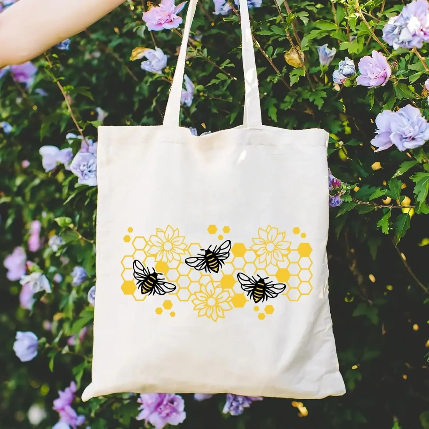 لطيف القط حقيبة كتف حقيبة يد الموضة قماش فتاة حماية البيئة حقيبة يد سعة كبيرة هدية نزهة الترفيه الحرية #3