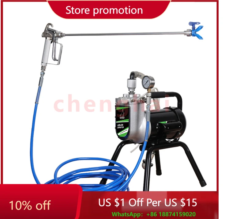 

Электрический безвоздушный распылитель краски DIY G1017, модель 220 В, безвоздушный распылитель