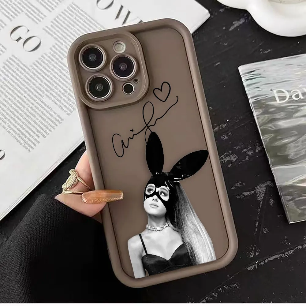 A-Ariana G-Grande Singer Phone Case For Xiaomi 15 15T 17 14 14T 8 11 12 12T 13 PRO MAX LITE 5GNE TPU Case DIY Shell Cover Funda