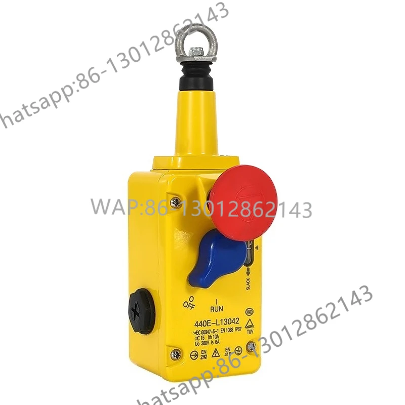 Safety emergency stop pull rope switch 440E-L13137 440E-13042 pull wire switch