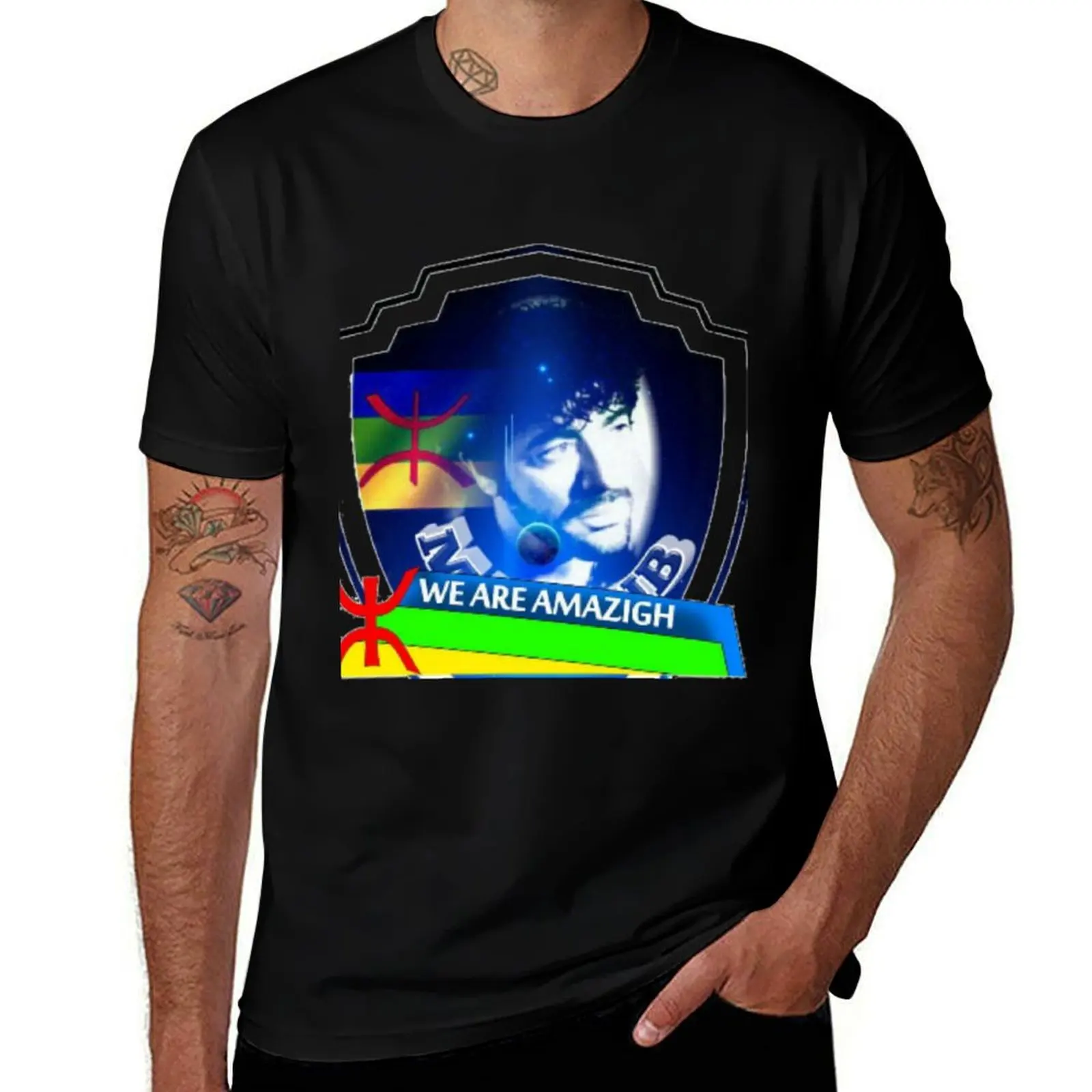 Matoub T-Shirt All Match Print Short Sleeve Top T-Shirt