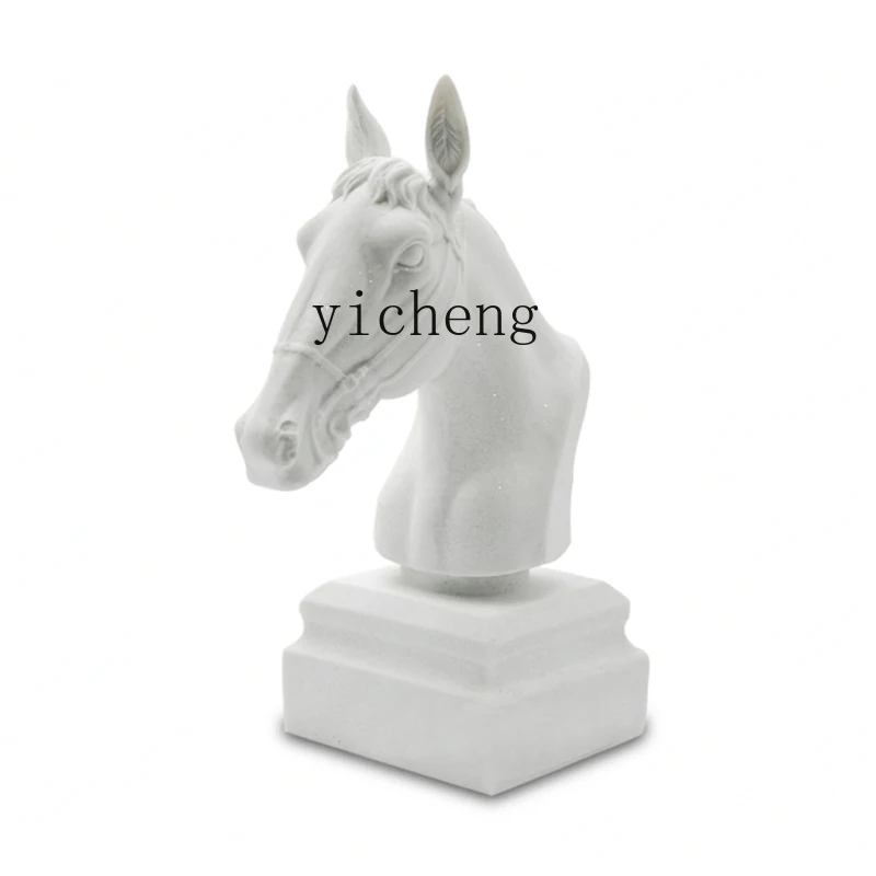 

LX Horse Ornament Model Room Home Decor Entrance Soft Decoration