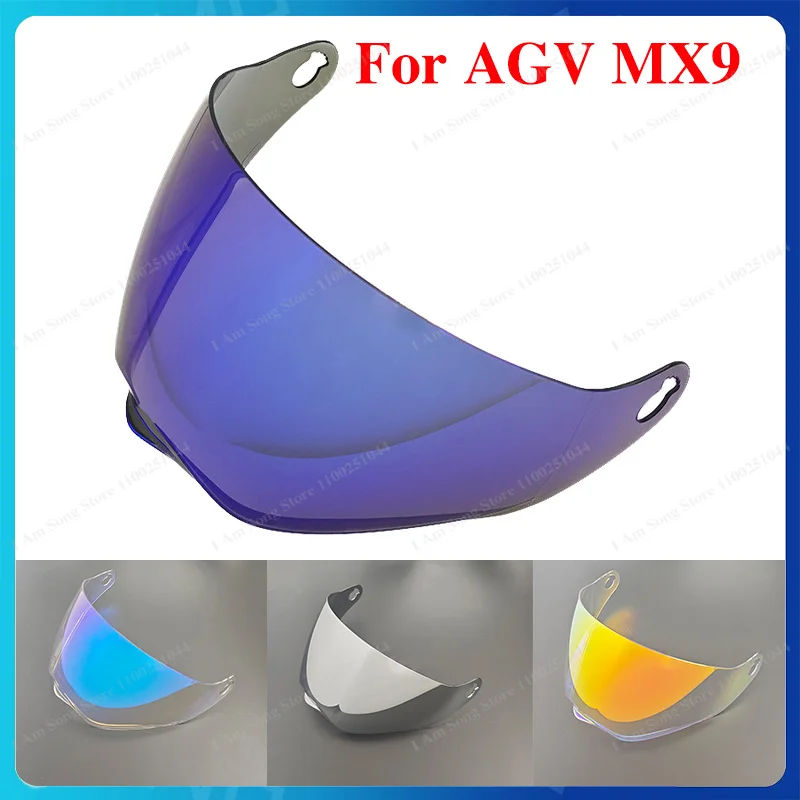 

Motorcycle Helmet Lens For AGV MX9 Anti-UV Dustproof Windproof High Transmittance Helmet Visor Replacement Helmet Visors