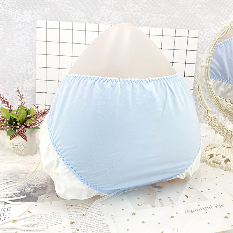 Japanese Maid Cosplay Underwear for Men Women Butterfly JJ Set Brief Low Waist Bullet Separation Knicker Sissy Pouch Panties