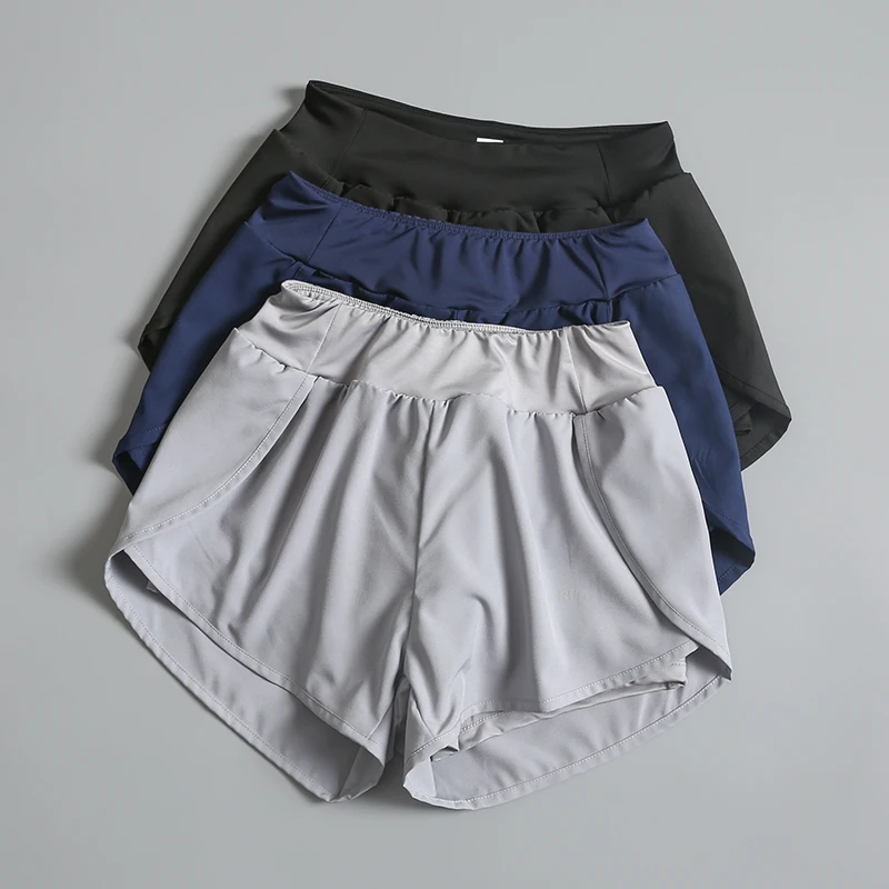 New 2026 Women's Sport Shorts Loose Fit Thin Yoga Fitness Pants High Waist Running Anti-Light Breathable Quick Dry Sportswear