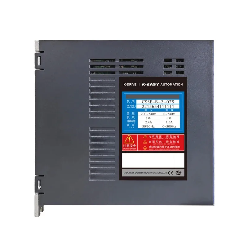 EtherCAT Servo Drive Servo Motor AC Motor Electric Motor 220V 0.75kw for Packaging Machines