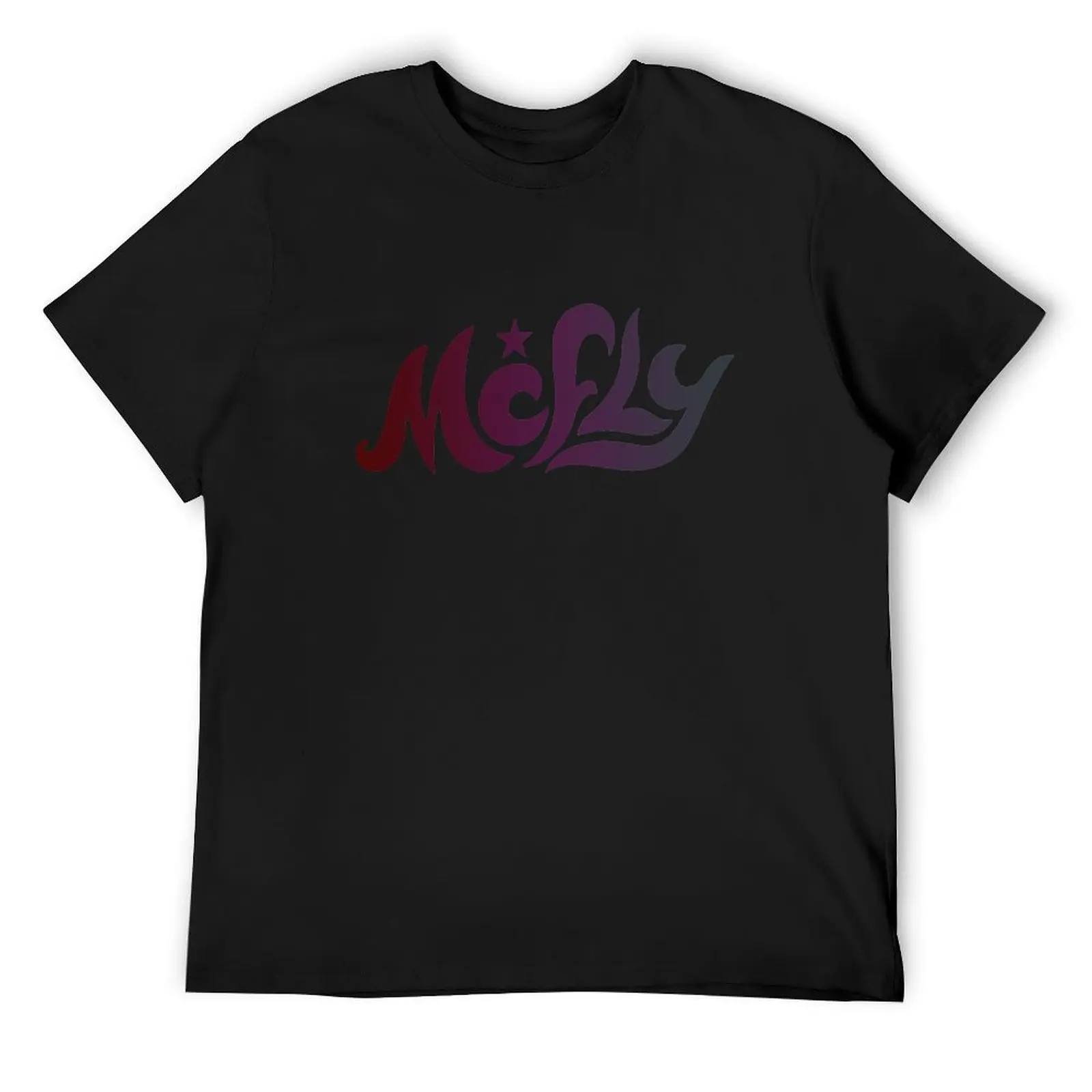 

McFly T-Shirt customs design your own vintage anime shirt Anime t-shirt men clothes