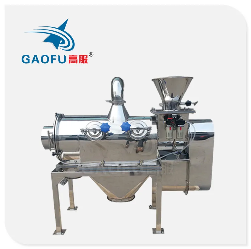 Factory Horizontal Airflow Sifting Machine Talcum Powder Sifter Centrifugal Vibrating Screening Sieve for Chemical Industry