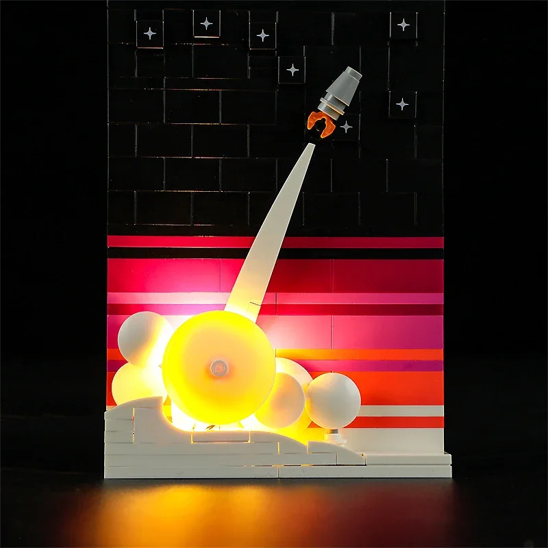 Kit de luz LED DIY para LEGO 21340 Tales of the Space Age (solo luz LED, sin modelo de bloques)