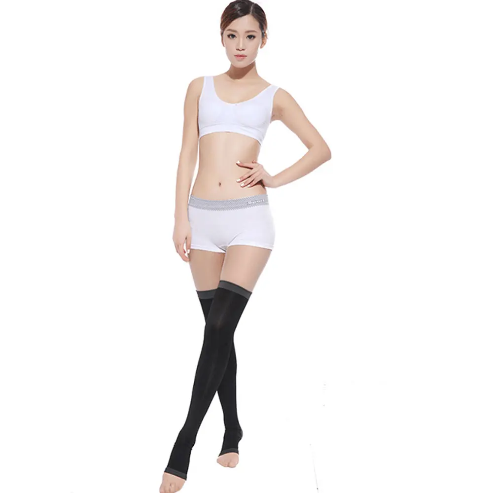 1Pair BYEPAIN 420D Women Compression Socks, Slim Sleeping Leg Warmer Burn Fat Thin Stockings