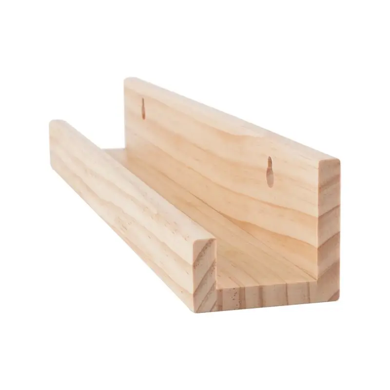 Vinyl Record Stand Display Wall Mount Solid Wood Album Shelf Bracket Hanging Storage LP Holder