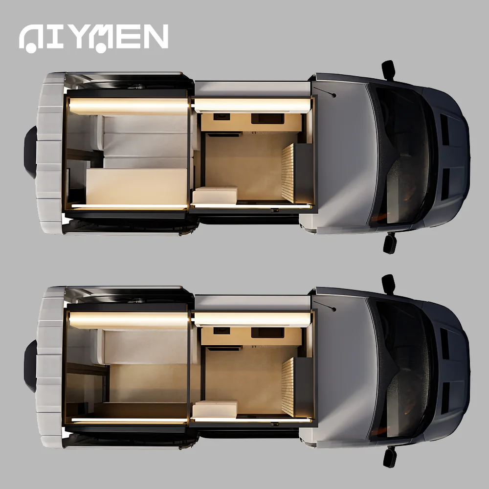 Camper Van Box Vancubic Conversion Kits Iveco Furniture China RV Seats Box Mini Interior 4x4 Luxus Sprinter Hiace und Kitchen
