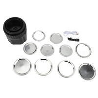 Mason Jar Vacuum Sealer Black Food Preservation ABS Shell Automatic Jar Vacuum Sealing Machine for Wide and Regular Mouth Jars