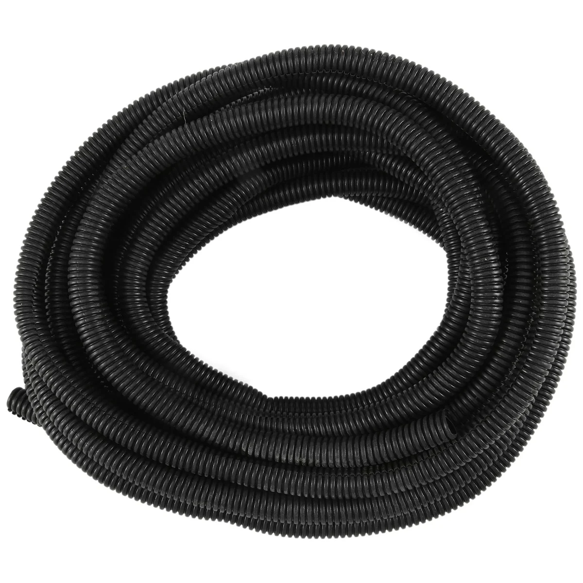 N96R 25 Ft Split Wire Loom Conduit Polyethylene Tubing Black Color Sleeve Tube