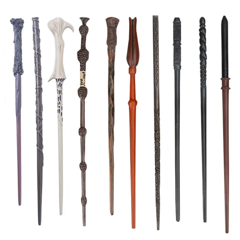 32-41cm Funny Magic Wands Resin Magic Wizard Wand Movie Dumbledore Snape Cosplay Props For Boys Girls Gift