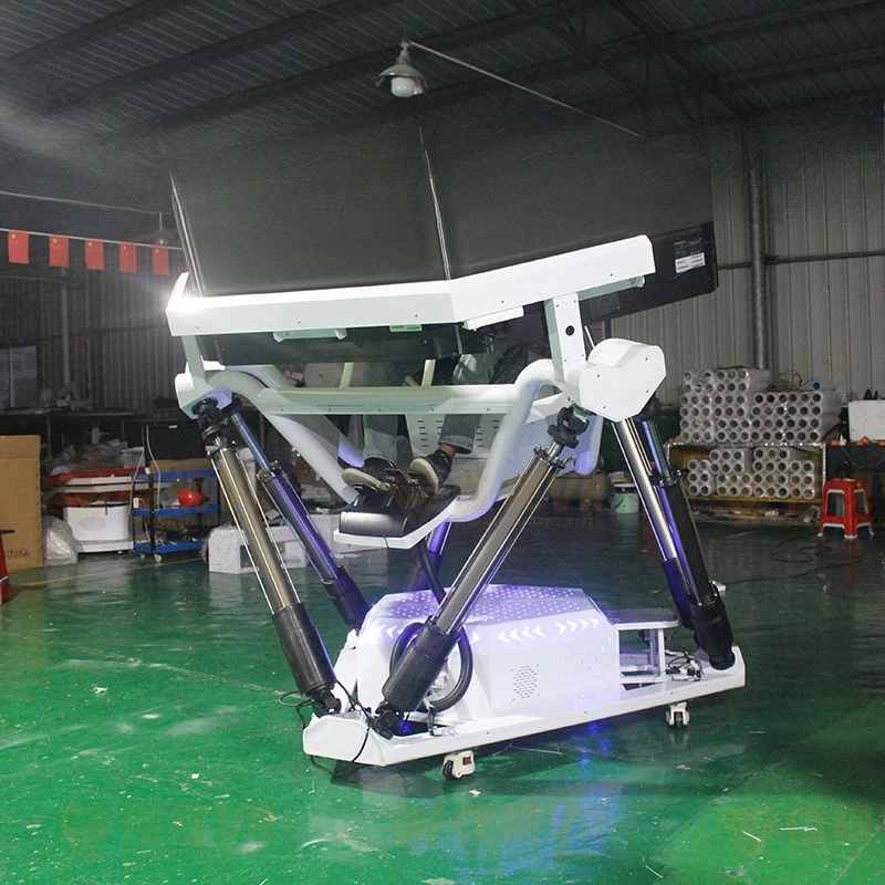 VR three-screen six-axis racing driving simulator G intelligent motion simulation equipment