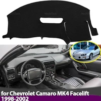 Para Chevrolet Camaro MK4 Facelift 1998 1999 2000 2001 2002 tablero de cubierta alfombrilla antideslizante almohadilla protectora alfombra parasol de coche