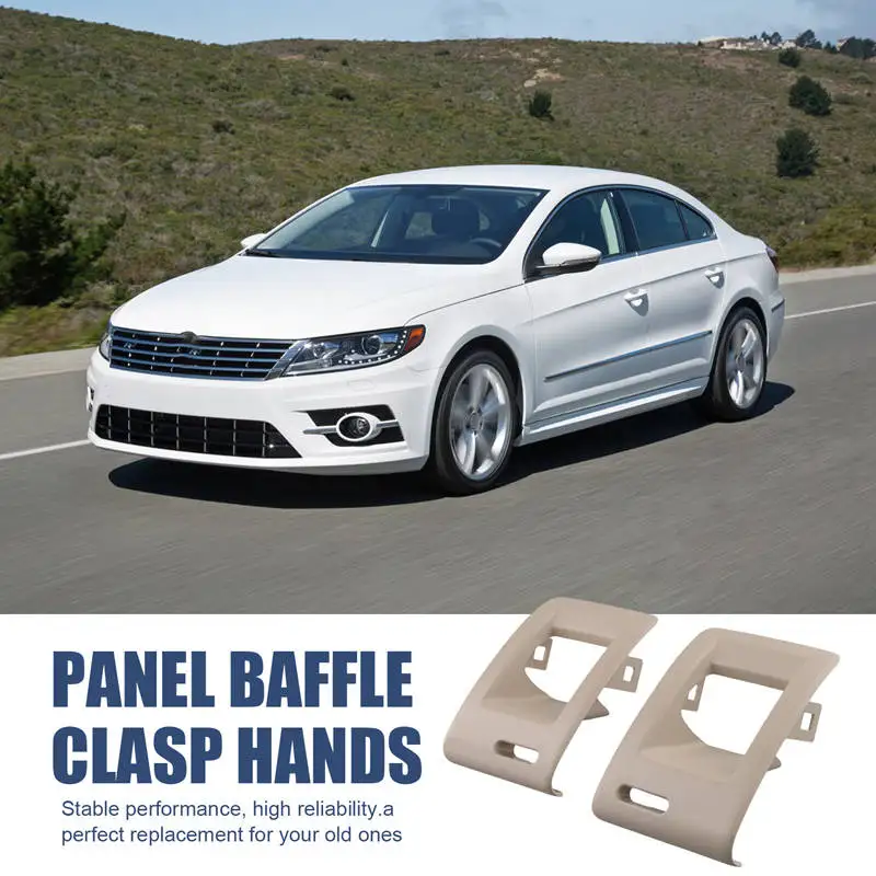 Rear Seat Down Lock Buckle Trim Cover Panel Baffle Clasp Hands For VW Passat B6 B7 CC 3C9885894 3C9885893