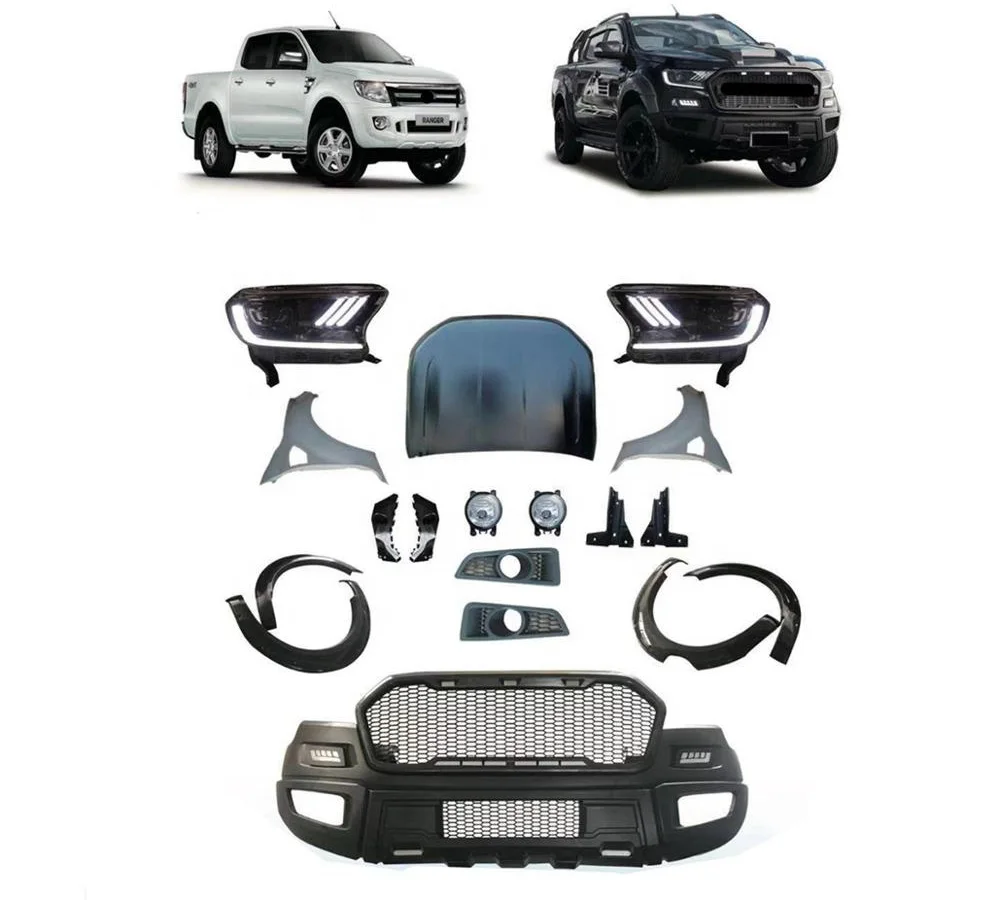 

Car Accessories Raptor Style UPGRADED KIT Conversion Body Kit For Ranger T6 2012-2016