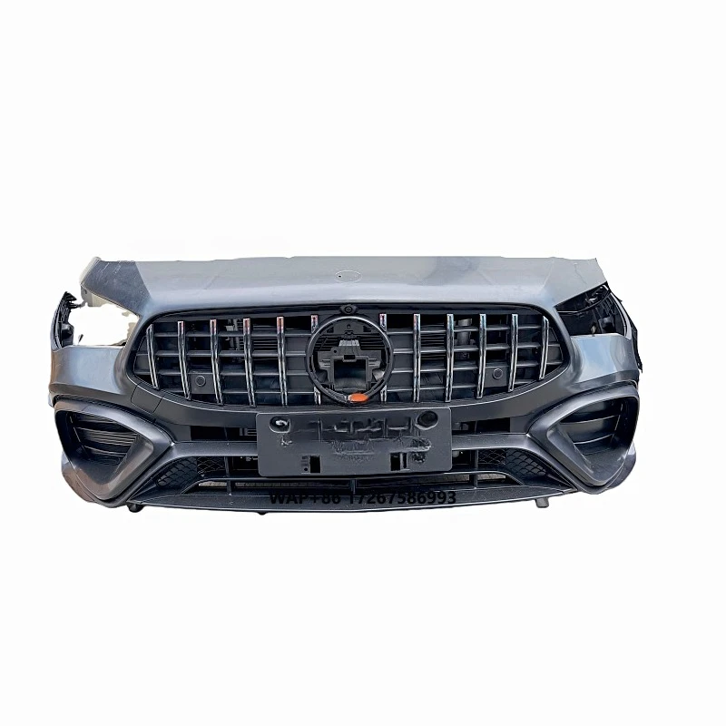 

2021-2023 for Mercedes Benz CLA 118 Front Bumper Kit, CLA 45 AMG Bumper with Radiator Electronic Fan
