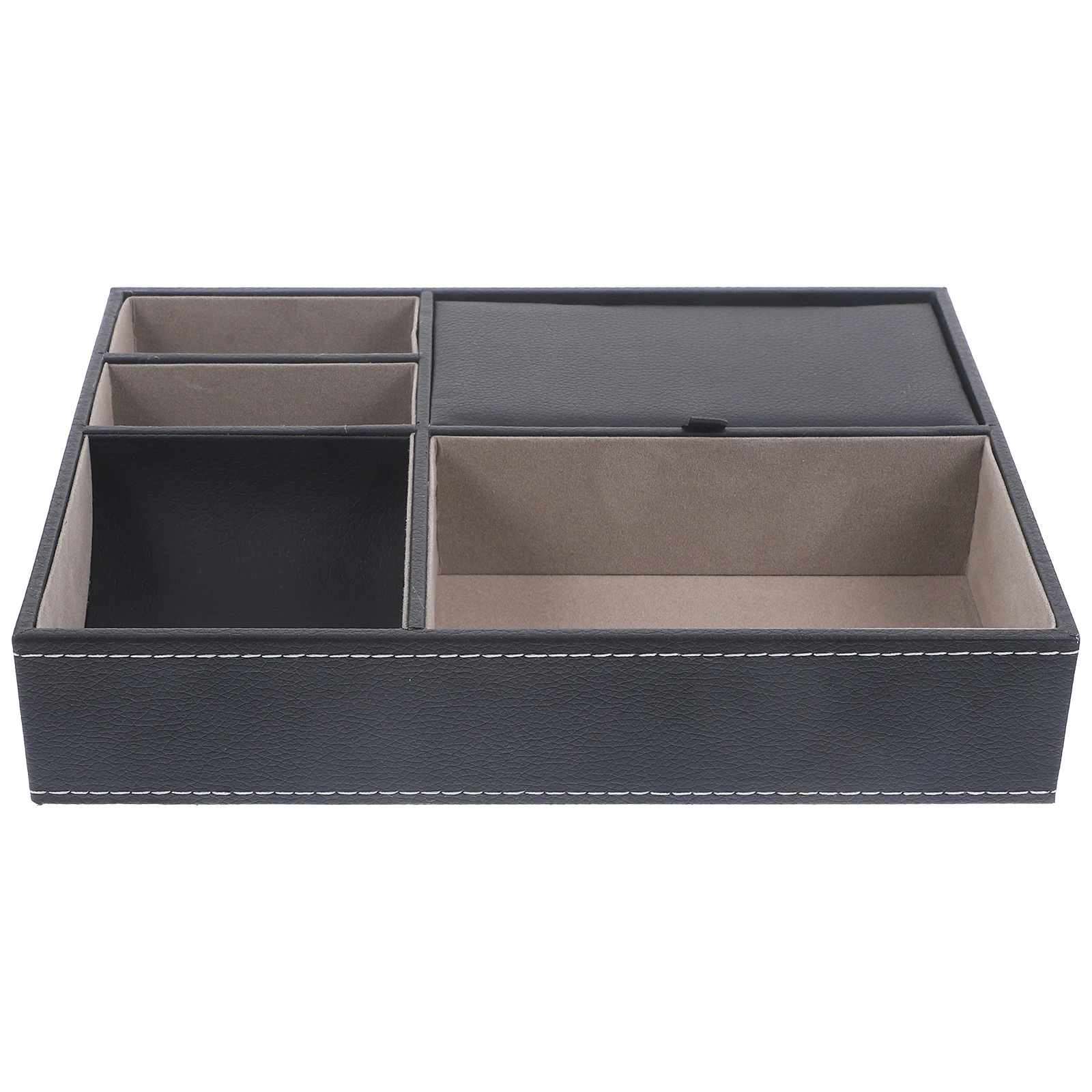 

Vintage Jewelry Multi Compartment Storage Box Jewlery Organizer Necklace Case Man