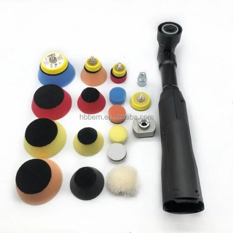 Groothandel Auto Detaillering Nano Polijstmachine Draadloze Auto Polijstmachine Digitale Mini Polijstmachine Buffer Kit Set Met Verlengschachten