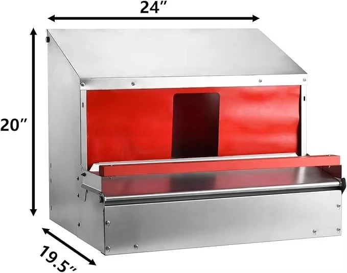 

Automatic Backyard Best Chicken Nesting Box Pads for Laying Eggs Rollaway for Hens Roll Out Laying Box