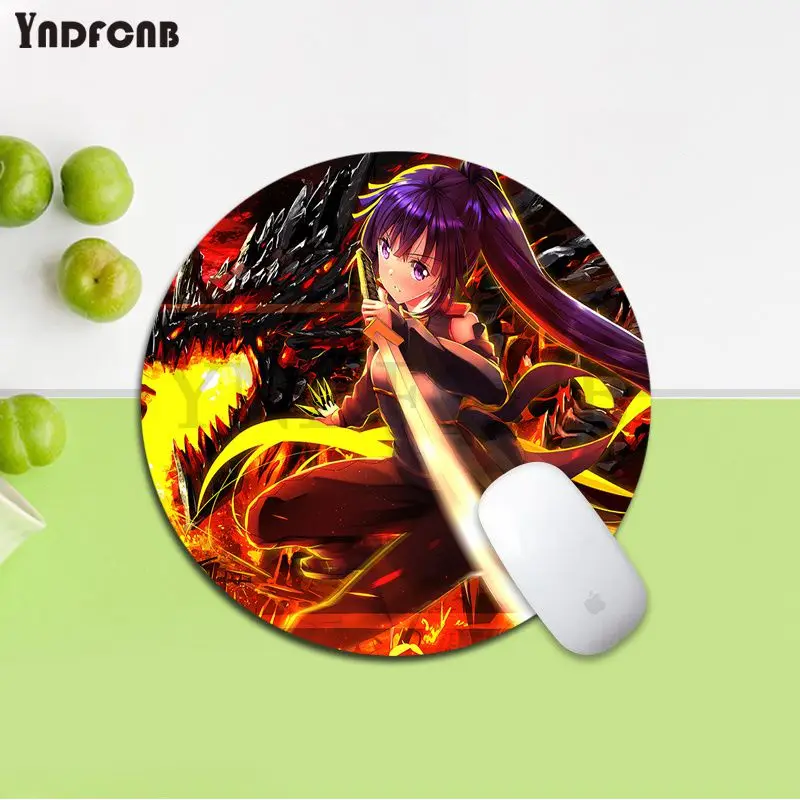 Log Horizon Anti-Slip Round Desktop Desk Mat Kawaii Gaming Accessories Students Writing Pad Mouse Pad Padmouse Desk Play Mats