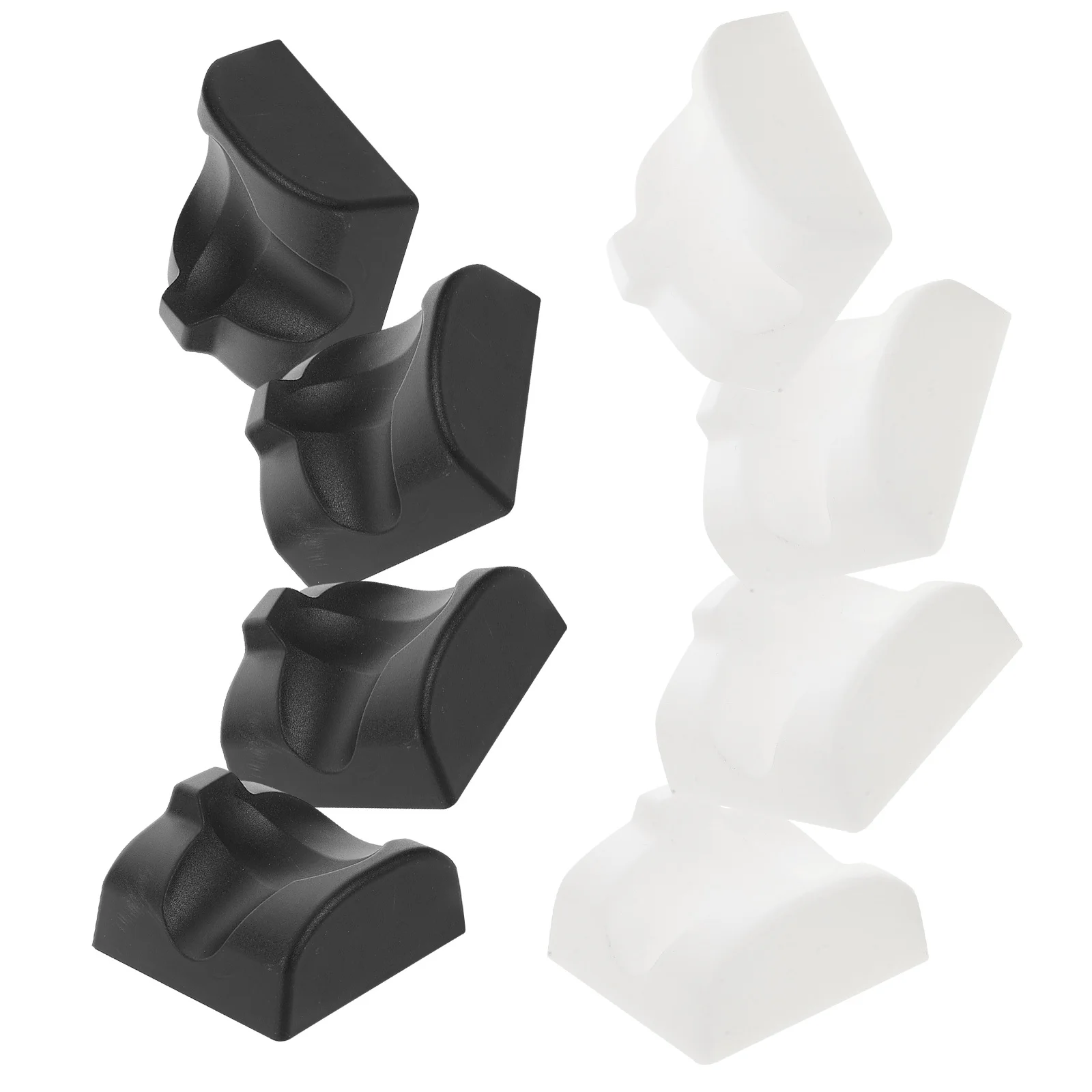 

8Pcs Resin Ocarina Stand Universal Fit for 6 and 12 Hole Models Elegant Black White Design Portable Instrument Holder for Home