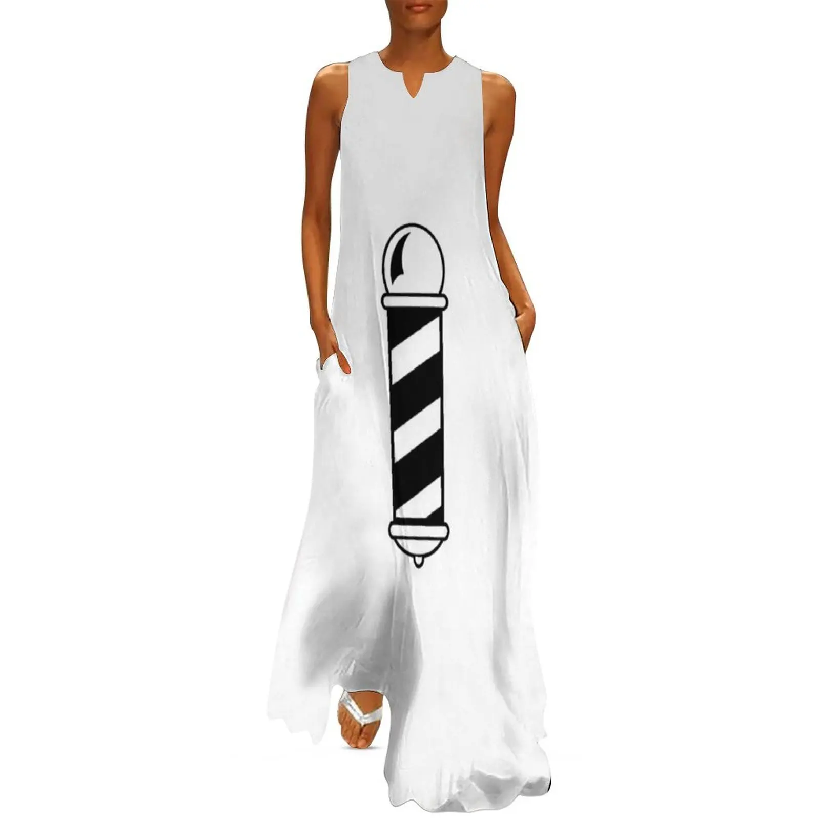 

Barber Shop Pole Long Dress dress summer Summer women"s clothing elegant party dress for women 2024