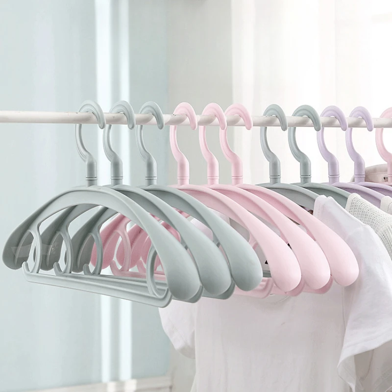 5Pcs Non-Slip Clothes Hanger Portable Display Clothing Organizer Hangers Wide-Shoulder Home Closet Storage Hanger Racks