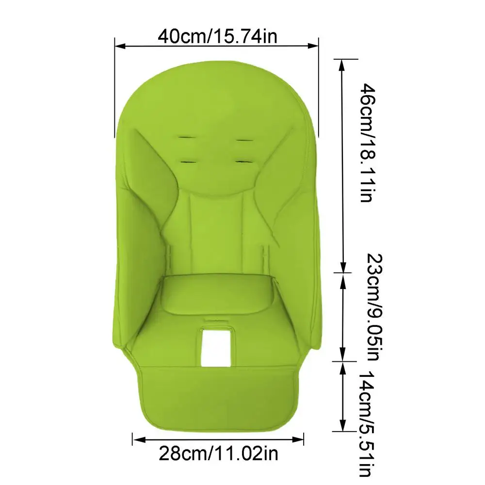 NONE Baby Esszimmer Stuhl Sitzkissen PU Leder Esszimmer Stuhl Abdeckung Kind Esszimmer Sitz Fall Für Peg Perego Für Siesta Zero3 Für Baoneo 7