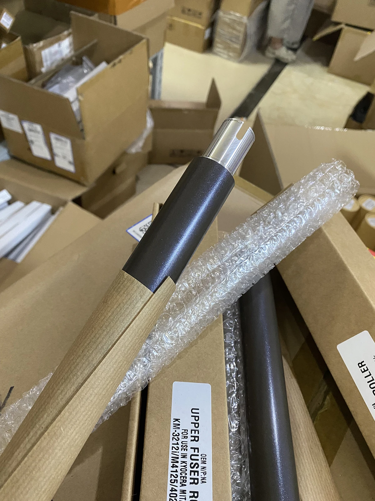 

1X FK-6115 FK-6117 FK-7125 Верхний нагревательный ролик фьюзера для KYOCERA M4125idn M4132idn TASKalfa 3212i 4012i/M4125 M4132 3212 4012