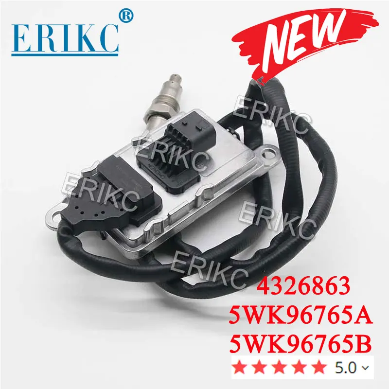 5WK96765A 5WK96765B 4326863 New Nitrogen Oxygen Sensor NOX Sensor 5WK96765 For Cummins 24V Truck 5WK9 6765A 5WK9 6765B