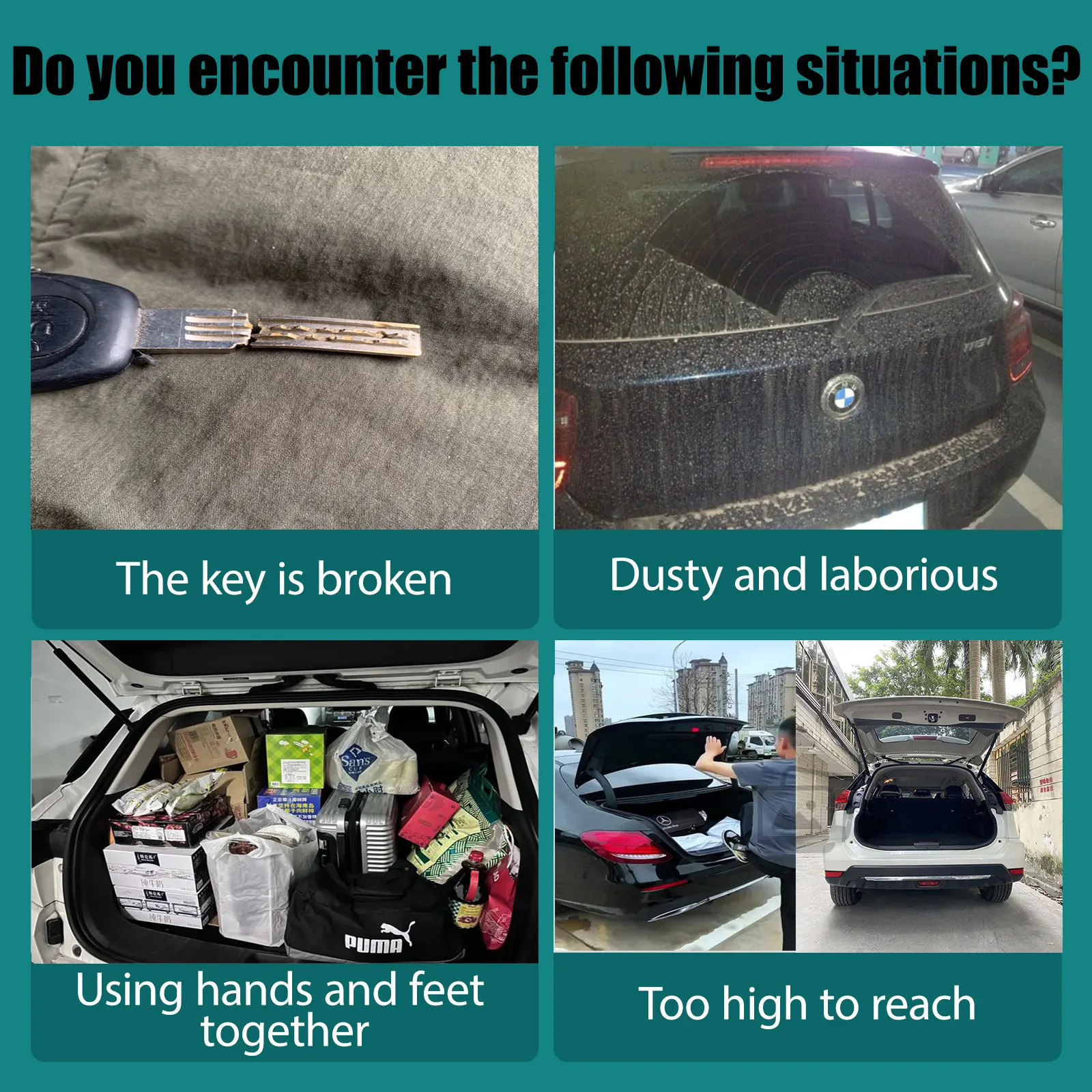 لـ VinFast VF 7 2024+ الباب الخلفي الكهربائي مع مستشعر صندوق السيارة ومضاد للقرصة وارتفاع الذاكرة تشغيل ذكي #3