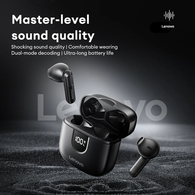 Choice Original Lenovo EA120 TWS True Wireless Bluetooth V5.4 Earbuds Waterproof Sport Earbuds Long Endurance Touch Headset New