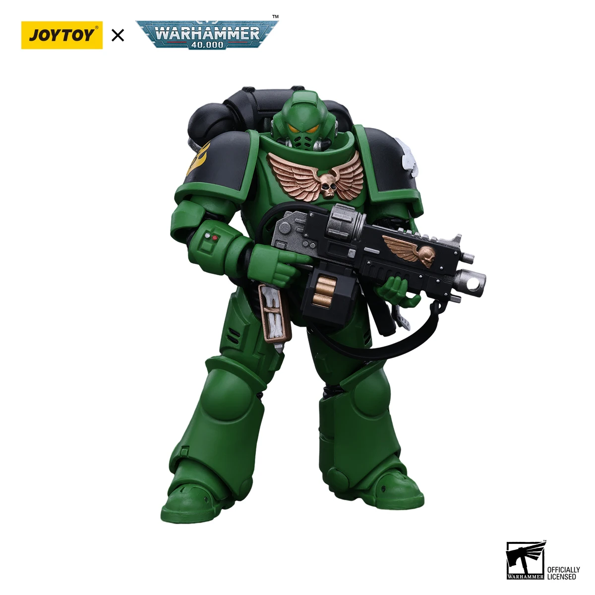 Joytoy warhammer 40k 1/18 figuras de ação salamandres intercessores irmão garfo anime modelo militar brinquedo presente ornamento