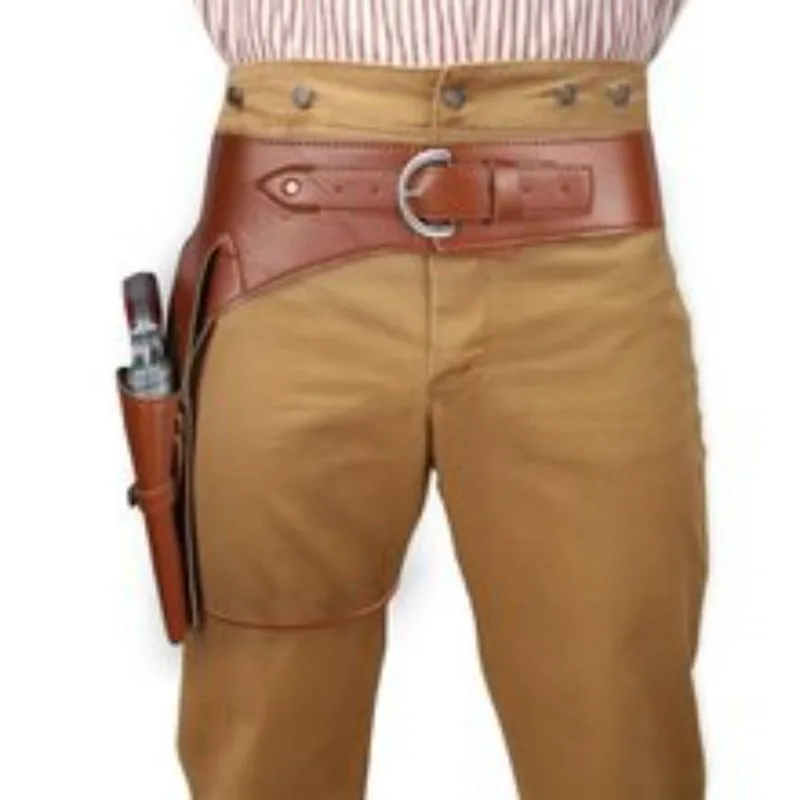 Medieval Punk Revolver Belt Western  COSPLAY Retro Leather