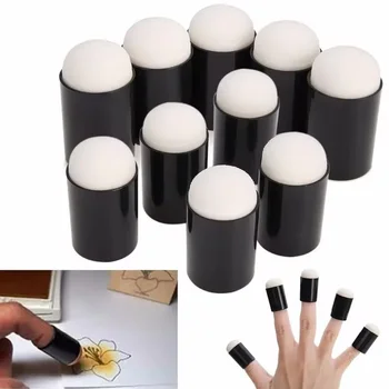 10 peças esponja para colorir esponja de pintura para pintar artesanato esponjas artesanato