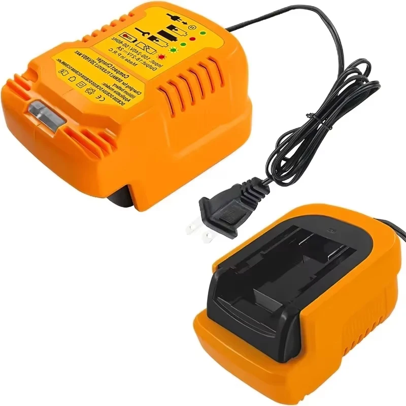 Mini Fast Charger Replacement for Dewaltt 20V Battery Charging Station Compatible For Dewaltt，20v Battery Charger DCB107 DCB112