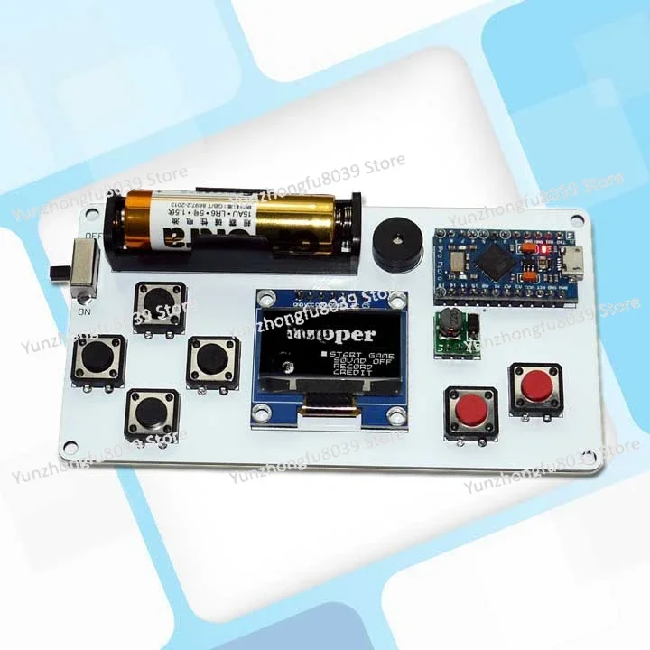 Open source game console Arduboy compatible atmega32u4 experimental board, full set of spare parts