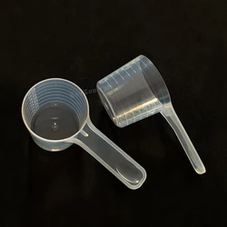 100pcs/lot 40g / 80ML Plastic Measuring Scoop 40 gram PP Measure Spoon for medical milk powder Liquid Pet food - Free shipping