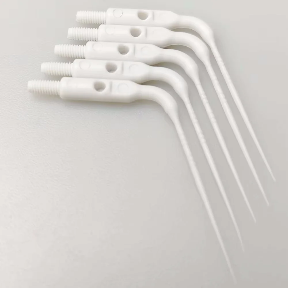

5Pcs Dental Plastic Sonic Powered Endo Irrigation Tips Dentistry Air Scaler Handpiece Irrigator Tip