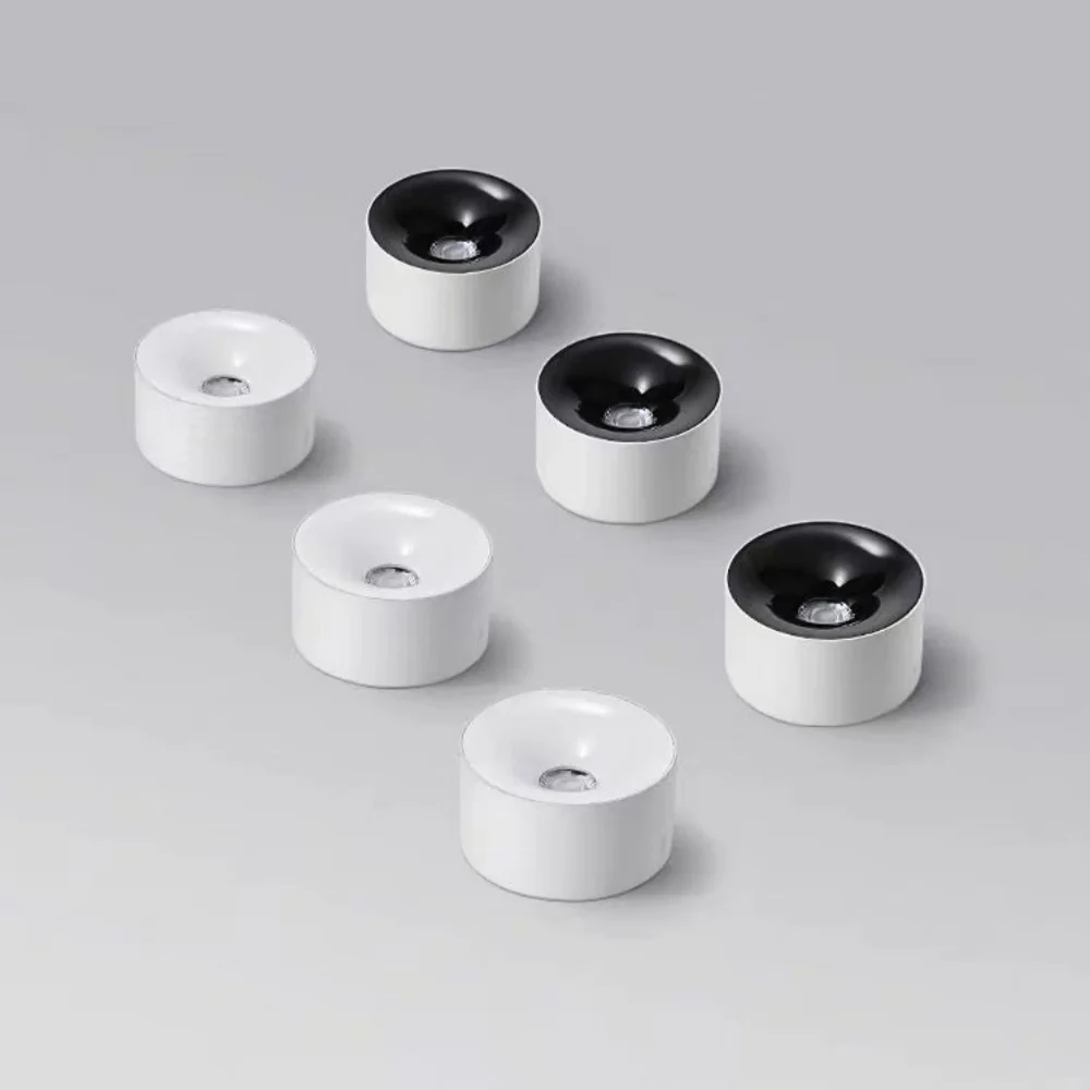 

Open type ultra-thin LED spotlights with anti glare and no holes for household use, no main light ceiling, circular tube lights